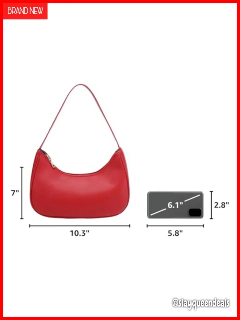PU Leather Hobo Shoulder Bag Women's Tote Handbag Clutch Purse Work Travel